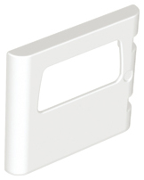 Duplo Door / Window with Rounded Sides in White