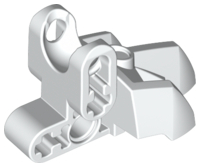 Large Figure Foot, with Ball Socket 3 x 5 x 2 in White