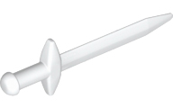 Weapon Sword / Greatsword Pointed with Thick Crossguard in White