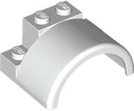 Wheel Arch 4 x 3 x 1 2/3 in White