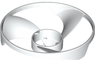 Propeller 3 Blade 13 Diameter in White