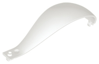 Panel 4 x 4 x 13 Curved Tapered with Clip at Each End in White