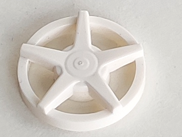 Wheel Cover 5 Spoke - for Wheel 18976 in White