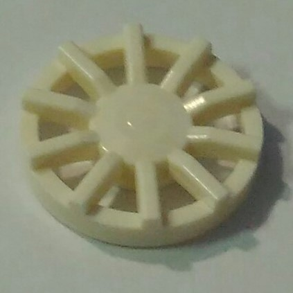 Wheel Cover 10 Spoke - for Wheel 18976 in White