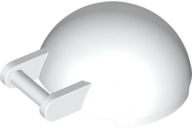 Windscreen 4 x 4 x 1 2/3 Canopy Half Sphere with Handle in White