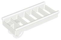 Duplo Ladder with Base Locking Ring, Short (Fire) in White
