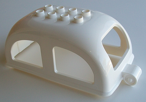 Duplo Camper / Caravan Top 4 x 8 x 2,5 in White
