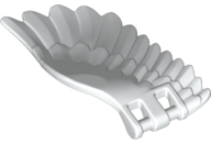 Creature Body Part, Wing 4 x 7 Right with Feathers and Handles for Clips in White