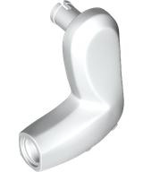 Animal Body Part, Dinosaur, Arm, Left, with Elbow Spikes in White