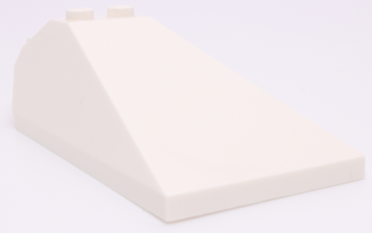 Windscreen 8 x 4 x 2 with Handle and 2 Studs [Solid Studs] [Plain] in White
