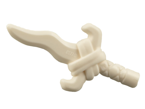 Weapon Dagger, Bone in White
