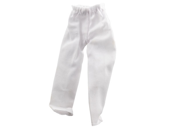 Scala, Trousers / Pants with Elastic Band in White