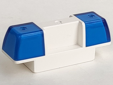Duplo Siren / Flashing Light - Trans-Dark Blue in White