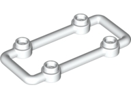 Lattice 3 x 6 Module with Studs in White
