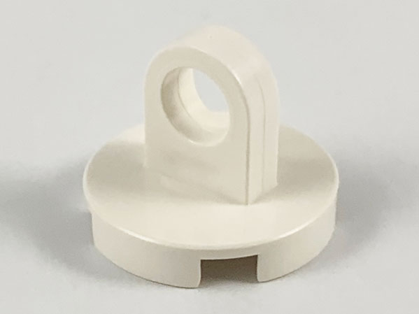 Tile Special Round 2 x 2 - Thin Lifting Ring in White