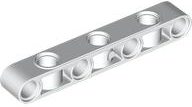 Technic Beam 1 x 7 Thick with Alternating Holes in White
