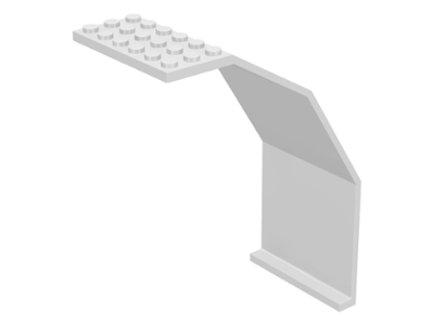 Panel 10 x 6 x 11 in White