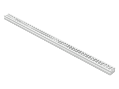 Technic Rack 1 x 20 x 2/3 in White
