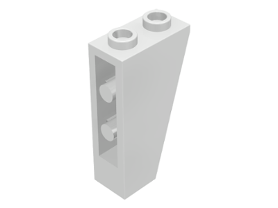 Brick Sloped Inverted 75° 2 x 1 x 3 in White