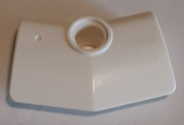 Technic Panel Fairing 2 x 3 x 1 #3 Angled 157.5° in White
