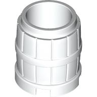 Barrel 2 x 2 x 2 in White