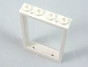 Window 1 x 4 x 5 with Hollow Studs in White