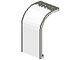 Panel 6 x 6 x 9 Curved Top in White