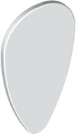 Shield Ovoid [Plain] in White