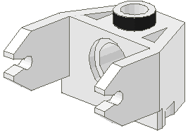 Magnet Holder 2 x 3 in White