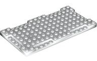 Plate Special 8 x 16 x 2/3 with Six Recessed Edges in White