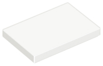 Tile 2 x 3 in White
