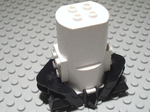 Motor, Monorail 9V with Long Couplings [Complete Assembly] in White