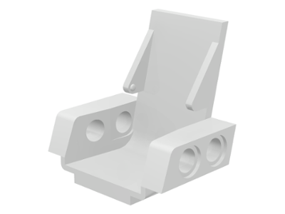 Technic Seat / Chair [3 x 2 Base] in White
