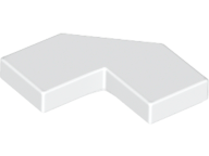 Tile Special 2 x 2 Corner with Cut Corner - Facet in White