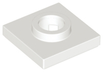 Turntable 2 x 2 Female in White