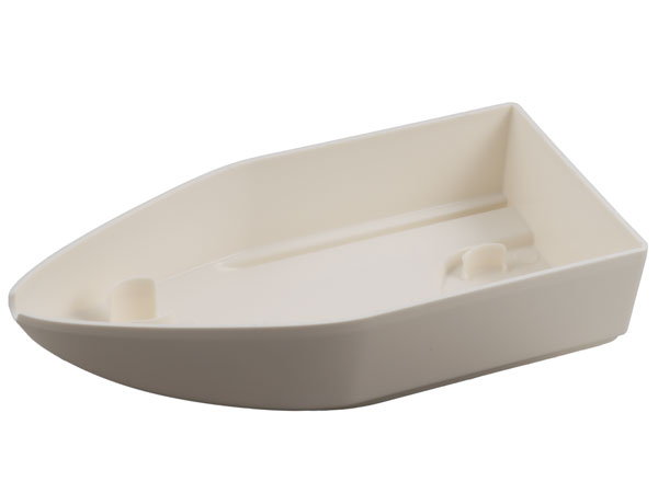 Boat Hull 8 x 16 x 3 in White