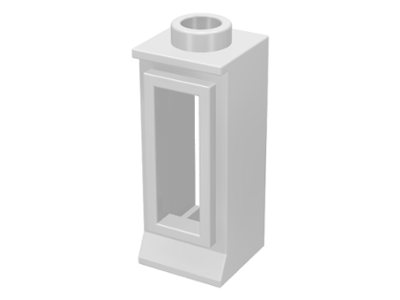 Window 1 x 1 x 2, Short Lip [no Glass] in White