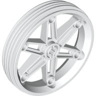 Wheel 61.6 x 13.6 Motorcycle in White