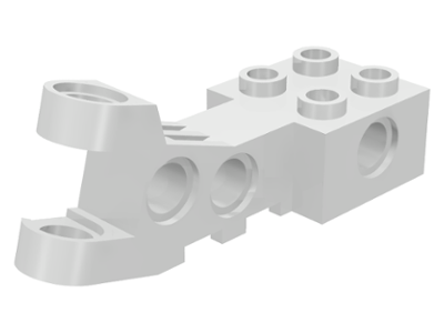 Technic Motorcycle Pivot in White