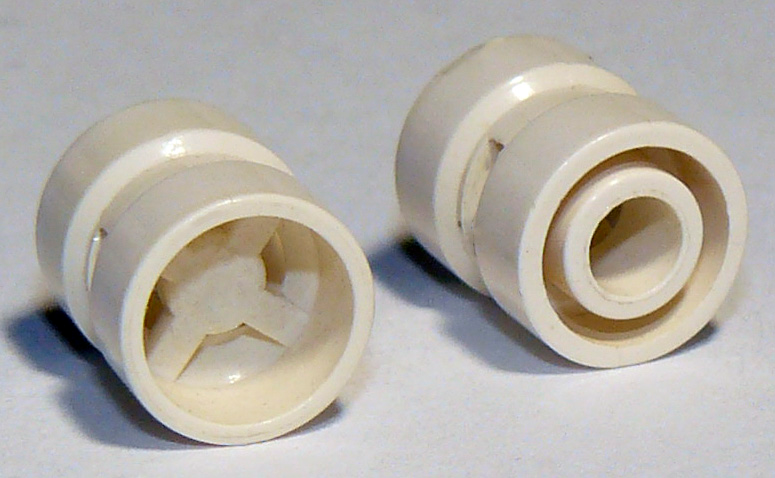 Wheel 8 x 9 with Round Hole for Wheel Holder Pin in White