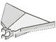 Panel 3 x 5 Solar / Deltoid with Clip [Hexagonal] in White
