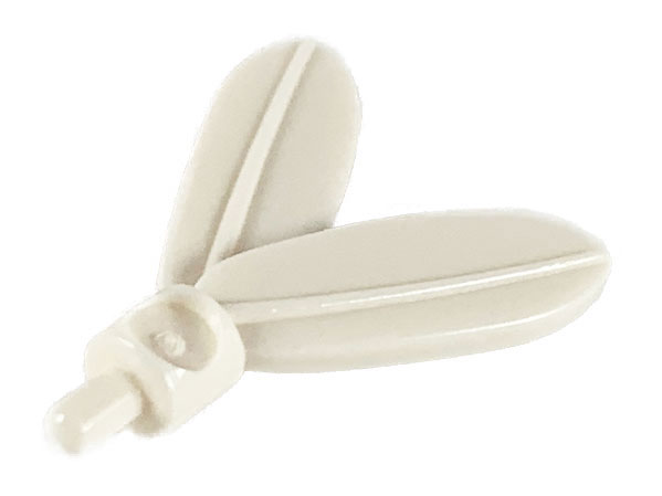 Headwear Accessory Plume / Feathers with Pin in White