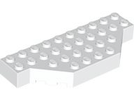 Brick Wedged 4 x 10 with Cut Corner in White