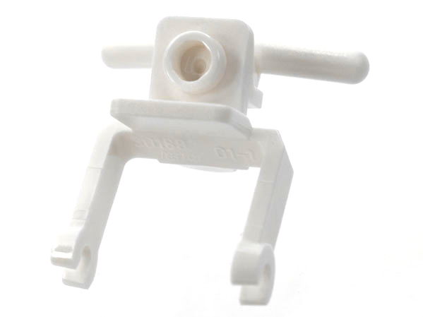 Tricycle Body Front Fork / Handlebars in White