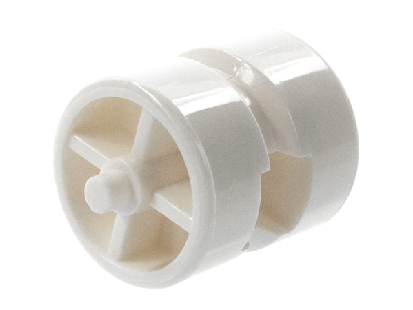 Wheel Centre Wide with Stub Axles [Tricycle] in White