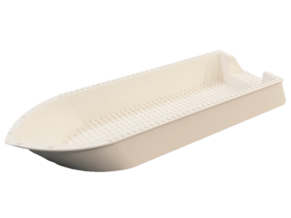 Boat Hull 52 x 16 x 5 in White