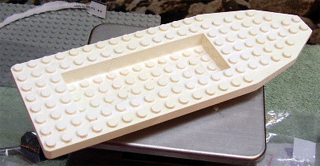 Boat Deck 22 x 8 x 2 1/3 in White