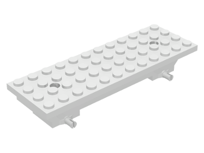 Vehicle Base 4 x 12 x 1 2/3 in White