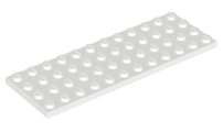 Plate 4 x 12 in White