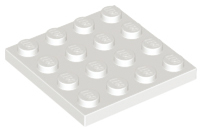 Plate 4 x 4 in White